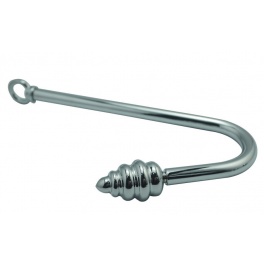 stainless anal hook wavy