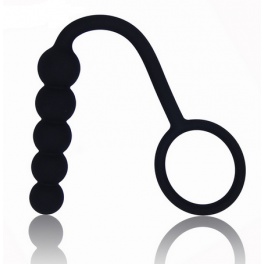 silicone anal beads with cock ring
