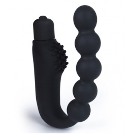 silicone vibrating prostate massager 5 beads