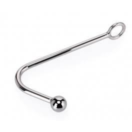 stainless anal hook with 1 bead 20mm