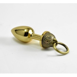 luxury bird ring golden anal plug