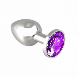 Rimba anal plug with violet crystal