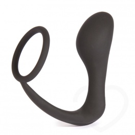 silicone prostate massager with cock ring