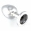 Rimba big anal plug with black crystal
