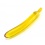 glass anal vaginal dildo - banana
