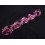 glass anal vaginal dildo - pink G