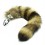 metal fox tail anal plug