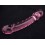 glass anal vaginal dildo - pink C