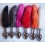 metal anal plug with color tail small type 2